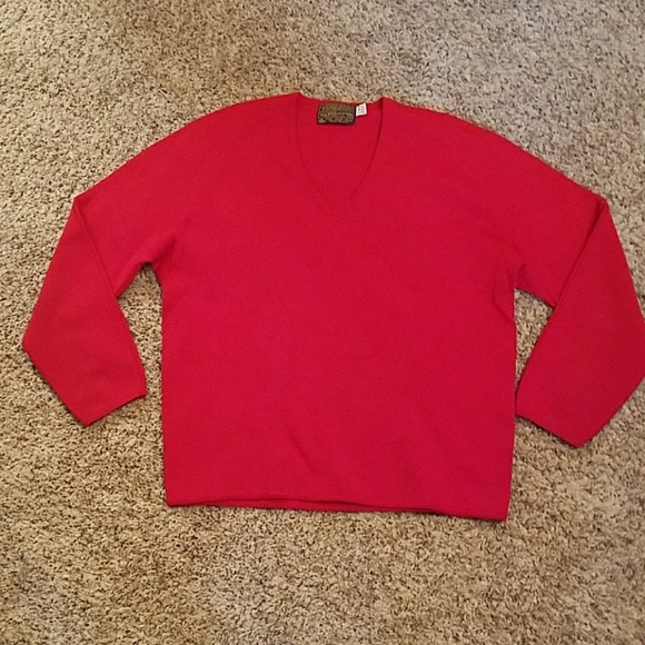 Pendleton Other - Pendleton red 100% virgin wool sweater